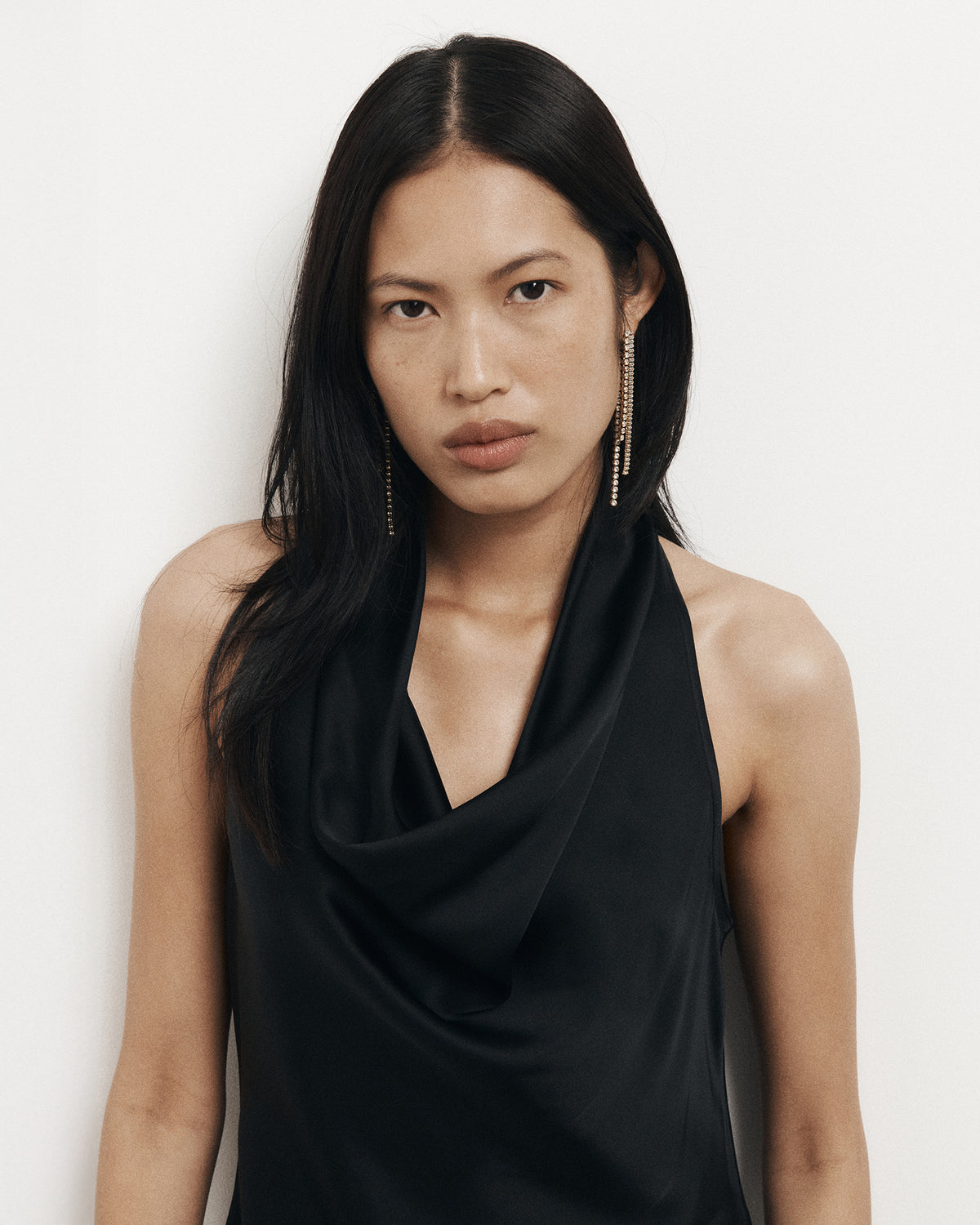 Asymmetric Halter Tunic