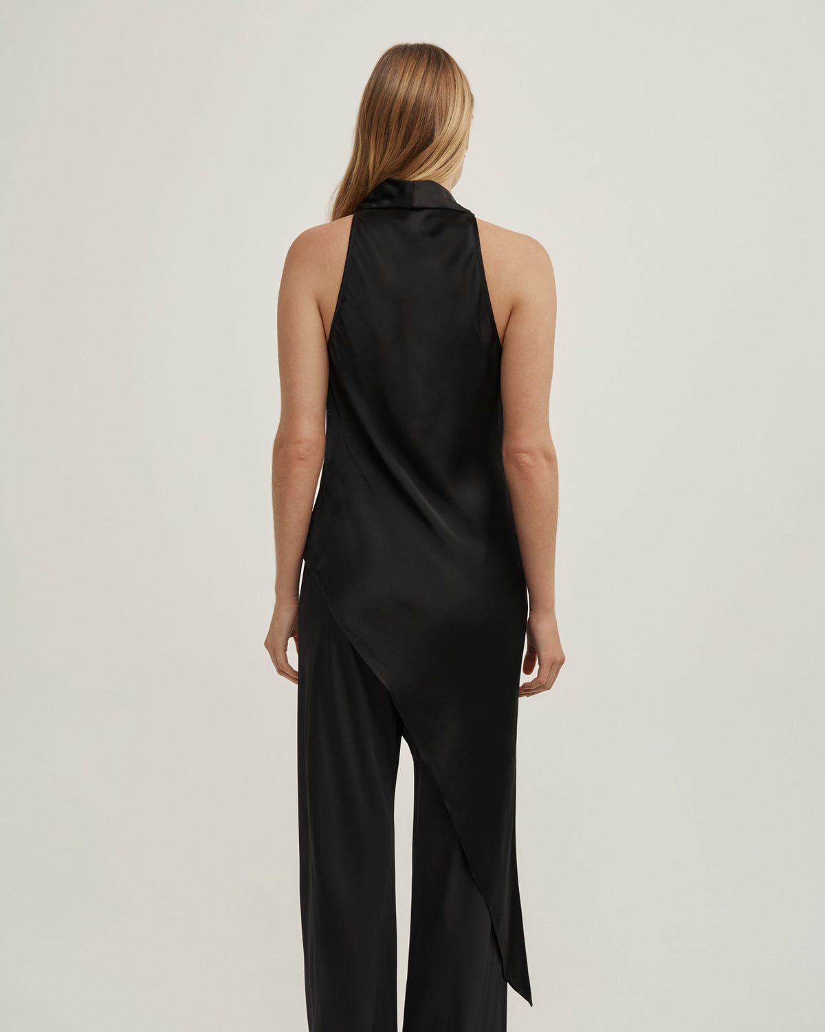 Asymmetric Halter Tunic