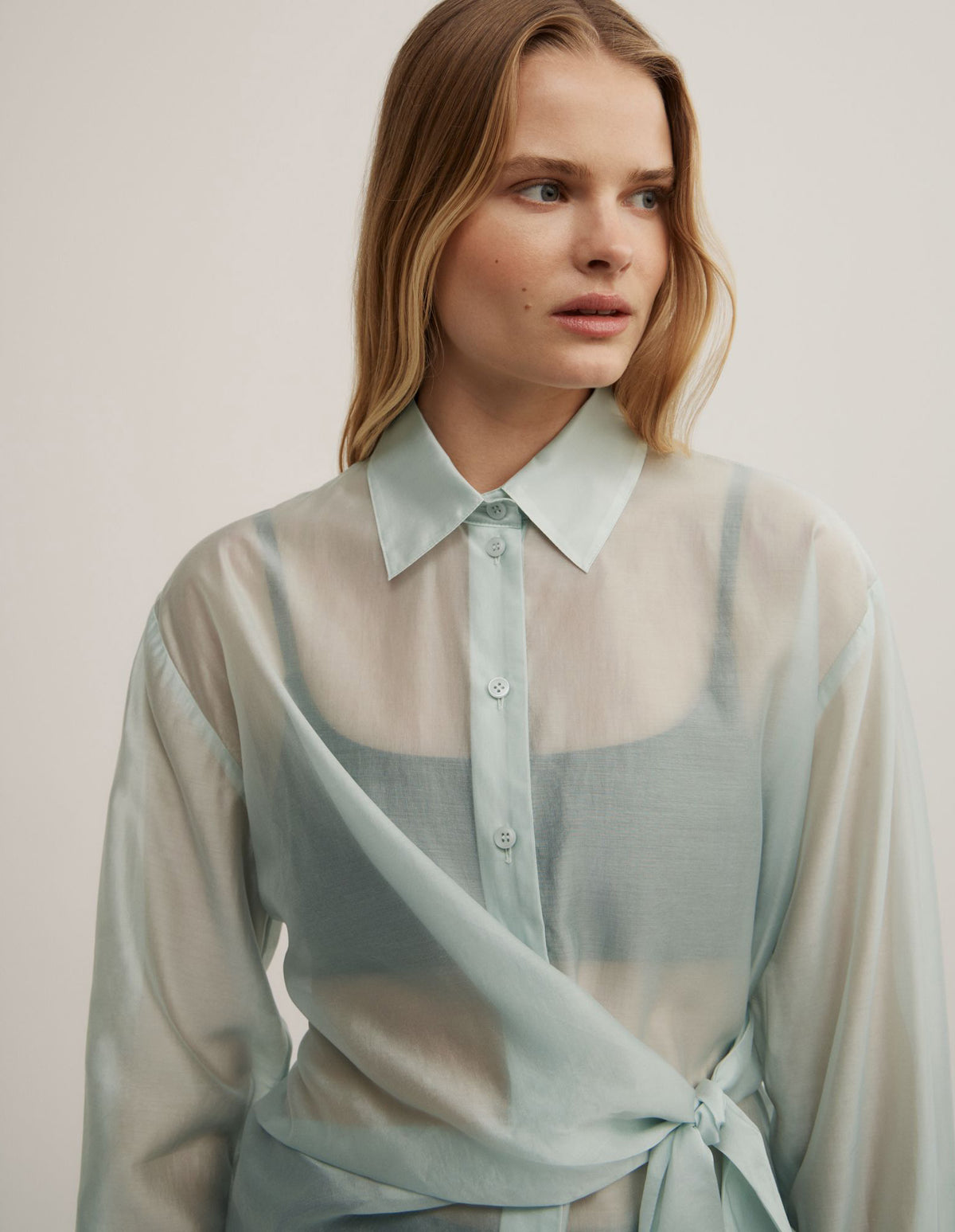 Button Tie Up Shirt