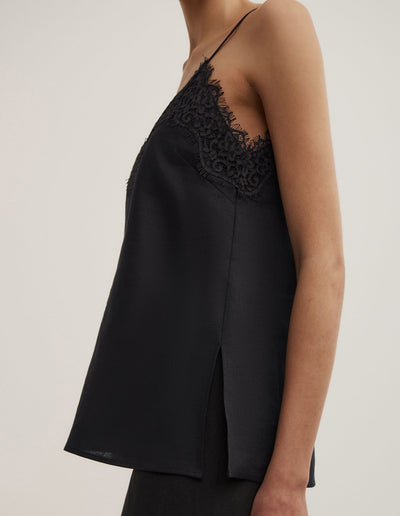Linen Lace Camisole