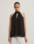 Halter Tie Back Top