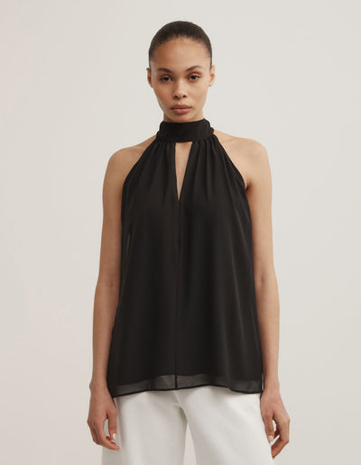 Halter Tie Back Top