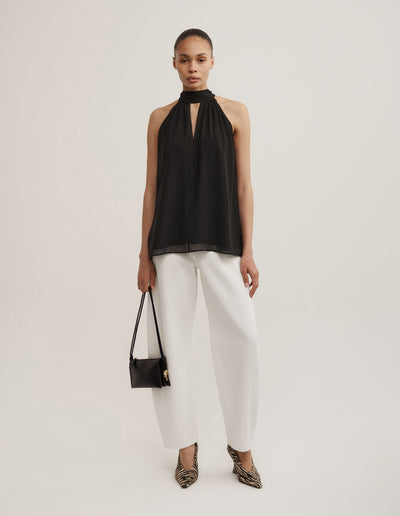 Halter Tie Back Top