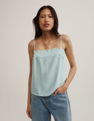 Cropped Lace Camisole