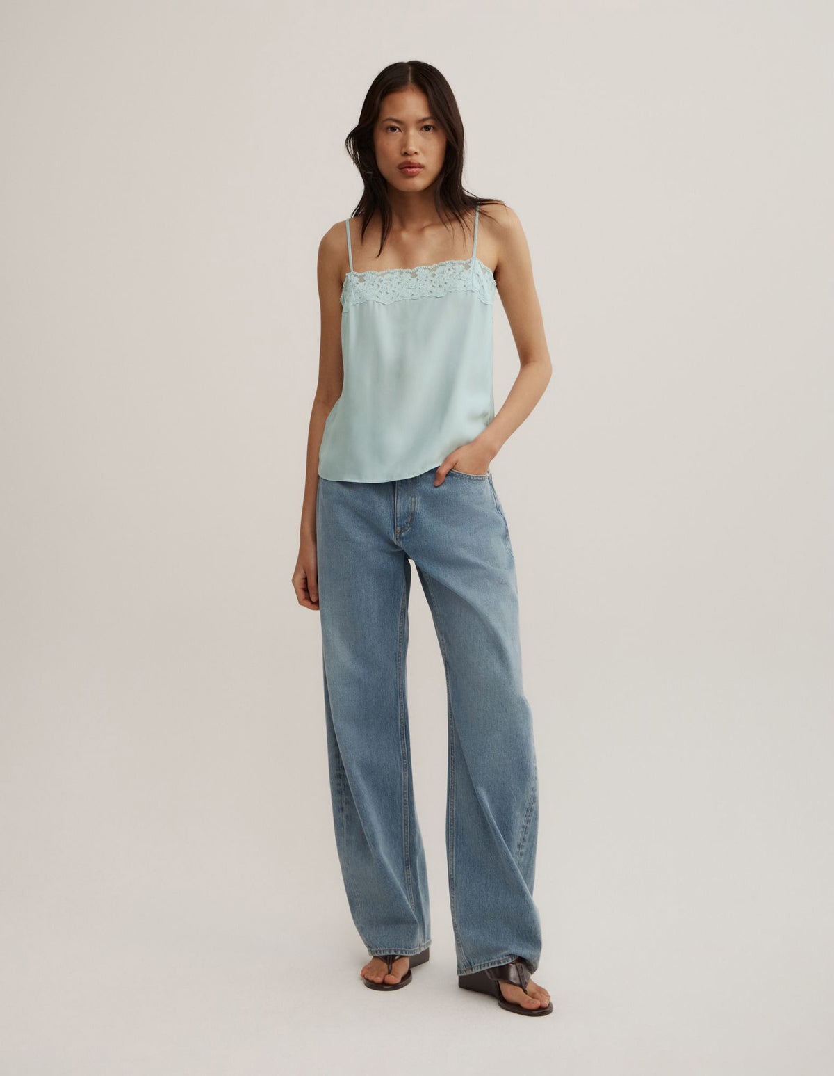 Cropped Lace Camisole