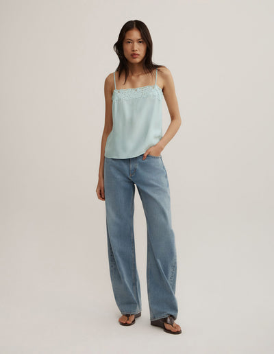 Cropped Lace Camisole