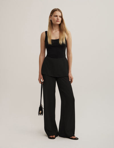 Sheer Overlay Pant