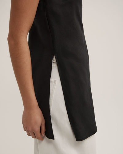 Linen Strapless Top
