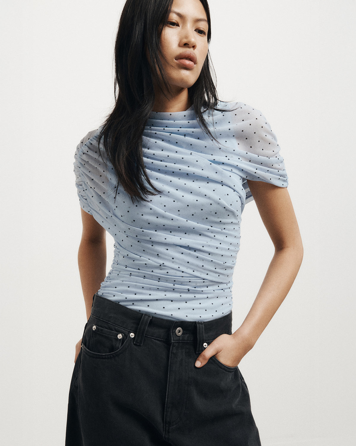 Mesh Cape Top