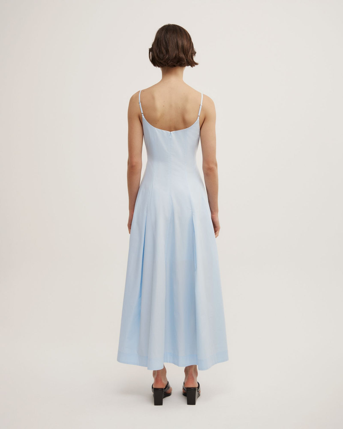 Fine Strap Panel Dress