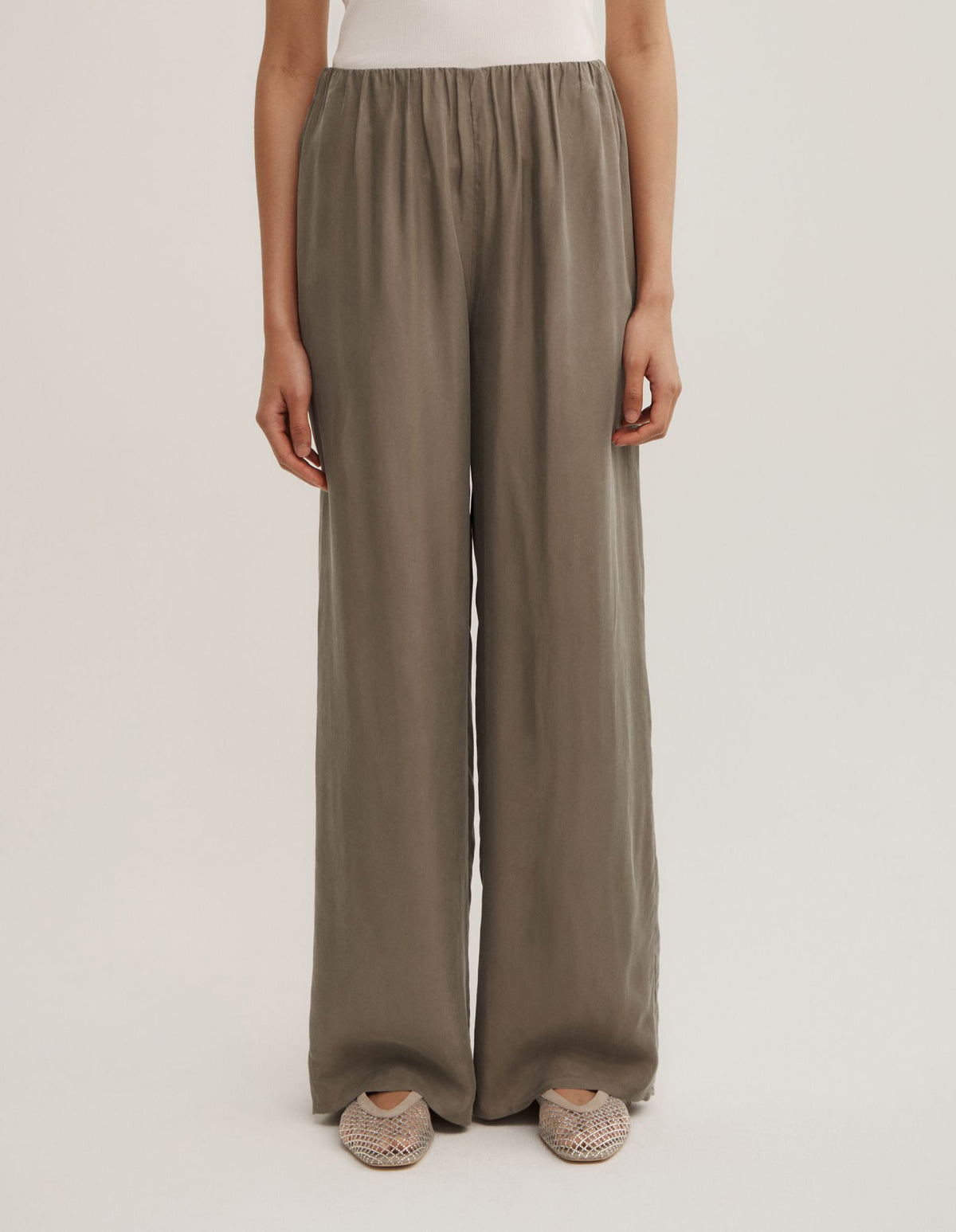 Pull On Cupro Pant