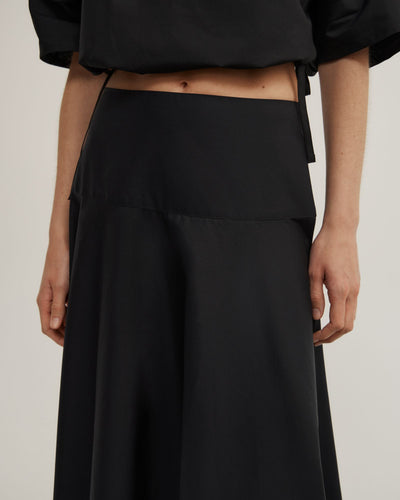 Cotton Basque Skirt