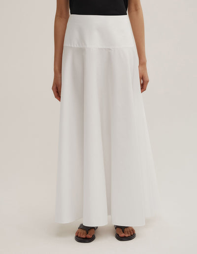 Cotton Basque Skirt