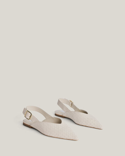 Daisy Weave Flats